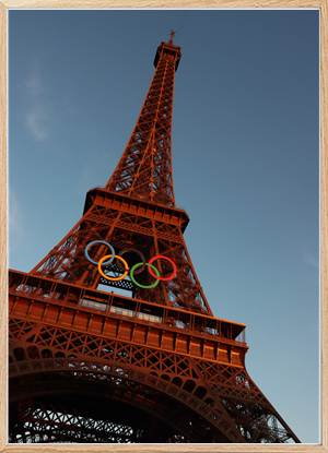 Eiffel in sunset