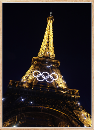 Eiffel tower by night