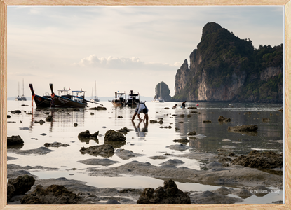 Low tide fishing 